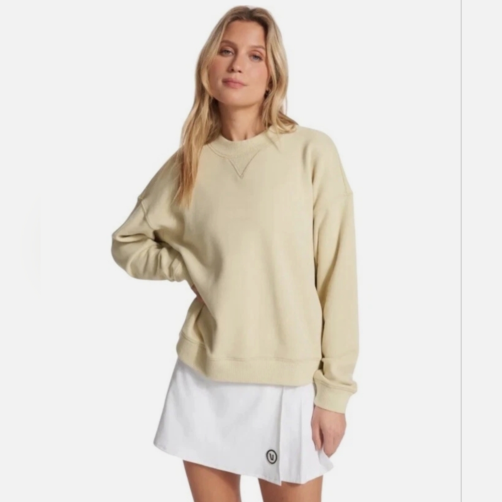 Vuori Sedona Crew Sweatshirt Pale Green Size XS